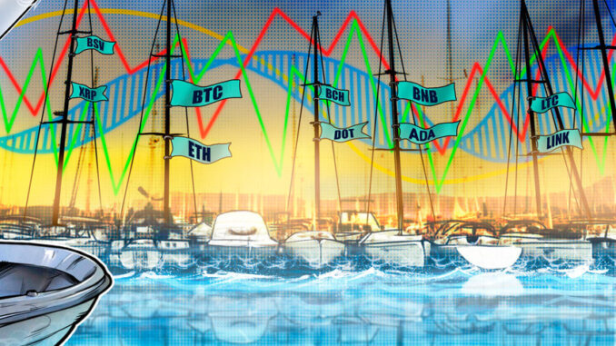 Price analysis 10/28: BTC, ETH, XRP, BCH, LINK, BNB, DOT, LTC, BSV, ADA