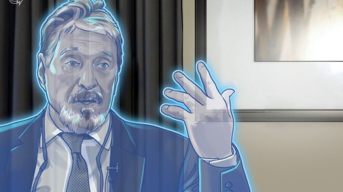SEC bring John McAfee to court over ICO promotion