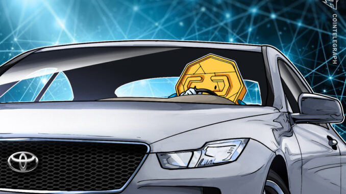 Toyota’s IT arm works on digital token pilot with crypto exchange