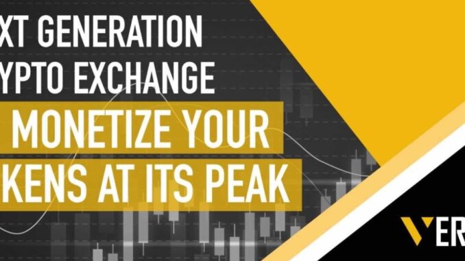 VERTEX EXCHANGE INTRODUCES GLOBAL TRADING PLATFORM TO HELP CRYPTO COMMUNITIES SELL TOKENS AT ALL TIME HIGH PRICES